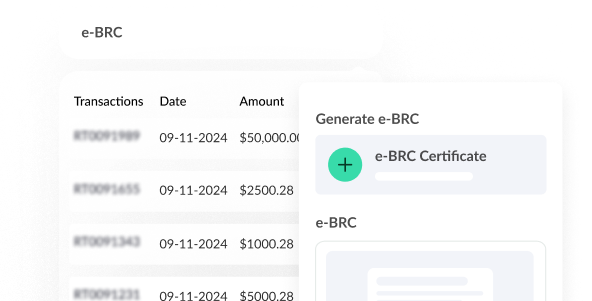 Get e-BRC and e-FIRA
